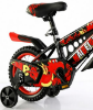 Picture of 3–8-Year-Old Children’s Pedal Bicycle – Plastic Steel Style with Training Wheels, Front Basket, Thick Wear-Resistant Tires & Full Chain Guard