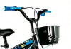 Picture of 3–8-Year-Old Children’s Pedal Bicycle – Plastic Steel Style with Training Wheels, Front Basket, Thick Wear-Resistant Tires & Full Chain Guard