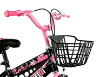 Picture of 3–8-Year-Old Children’s Pedal Bicycle – Plastic Steel Style with Training Wheels, Front Basket, Thick Wear-Resistant Tires & Full Chain Guard