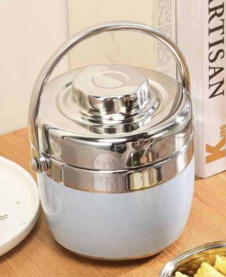 Picture of 304 Stainless Steel Vacuum Insulated Lunch Box – Double-Layer Bucket, 12-Hour Thermal Retention