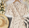 Picture of Women’s Summer Short-Sleeved Dress – Fresh Pattern, Slim Fit, Cool & Comfortable