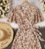 Picture of Women’s Summer Short-Sleeved Dress – Fresh Pattern, Slim Fit, Cool & Comfortable
