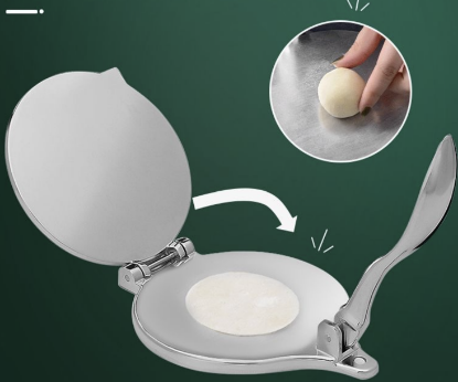 Picture of Manual Pancake Press – Corn Tortillas, Dough, Mexican Tortillas & Chicken Rolls