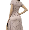 Picture of New Women’s Home Dress – Heart Pattern, Short-Sleeved Round Collar, Casual Printed Dress