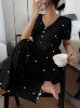 Picture of Summer New Style Women’s Pajama Set – Short-Sleeved Top & Pants, Love Pattern, Casual Fashion