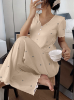 Picture of Summer New Style Women’s Pajama Set – Short-Sleeved Top & Pants, Love Pattern, Casual Fashion