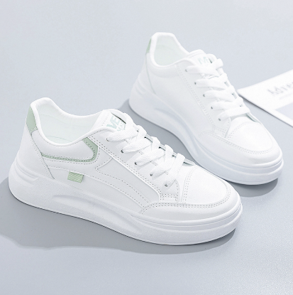 Picture of Spring & Summer Women’s White Shoes – Thick-Soled Trendy Versatile Student Sports & Casual Board Shoes