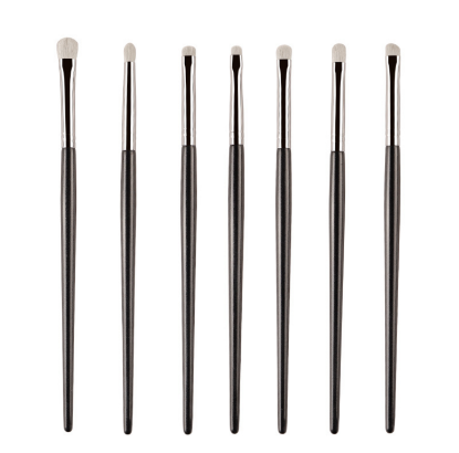 Picture of Makeup Brush Set – 7-Piece White Horse Hair Eye Brush Set with Simple Packaging