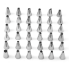 Picture of Baking Tools – Stainless Steel Piping Nozzle Set (66 Pieces) Cream Cake Decoration Kit