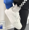 Picture of Girls’ White Shoes – Spring & Autumn New Style, Thick Sole Pure White Round Toe Casual Board Shoes