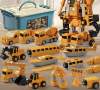 Picture of Children’s Magnetic Splicing Toy – Deformable Engineering Vehicle Robot Model, Suitable for Ages 3–6