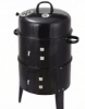 Picture of Charcoal Barbecue Grill – 3-in-1 Smoker, Braising & BBQ Round Black Grill, Suitable for Outdoor Courtyard Use