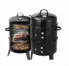 Picture of Charcoal Barbecue Grill – 3-in-1 Smoker, Braising & BBQ Round Black Grill, Suitable for Outdoor Courtyard Use