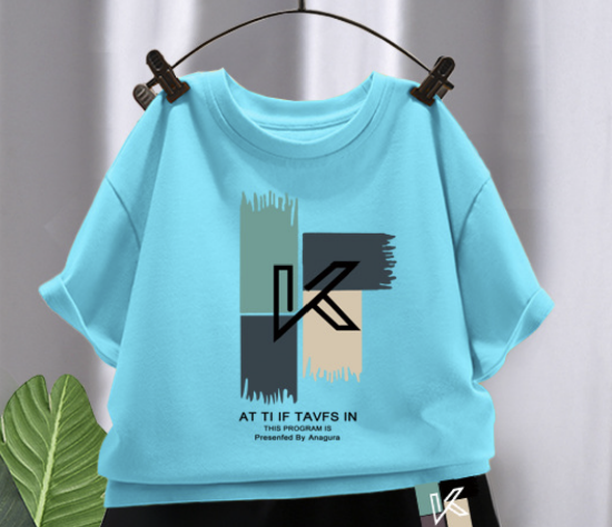 Picture of Summer Children’s Pure Cotton Short-Sleeved T-Shirt – Loose Boys’ Half-Sleeved Versatile Tee