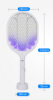 Picture of Household Purple Light Automatic Mosquito Trap – 2-in-1 Mosquito Killer Lamp & Swatter, 12000mAh Battery, Type‑C Charging