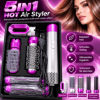 Picture of Curling Iron – 5-in-1 Hot Air Comb, Hair Dryer, Curling Iron, Straightening Comb & Automatic Hair Suction